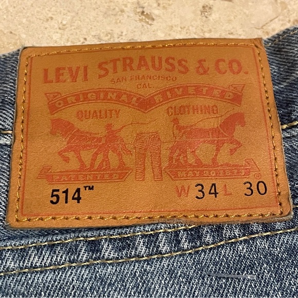 Men’s Levi’s 514 Blue Jeans | 34x29 - Picture 7 of 9